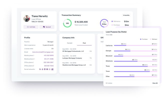 Homepage recruit features